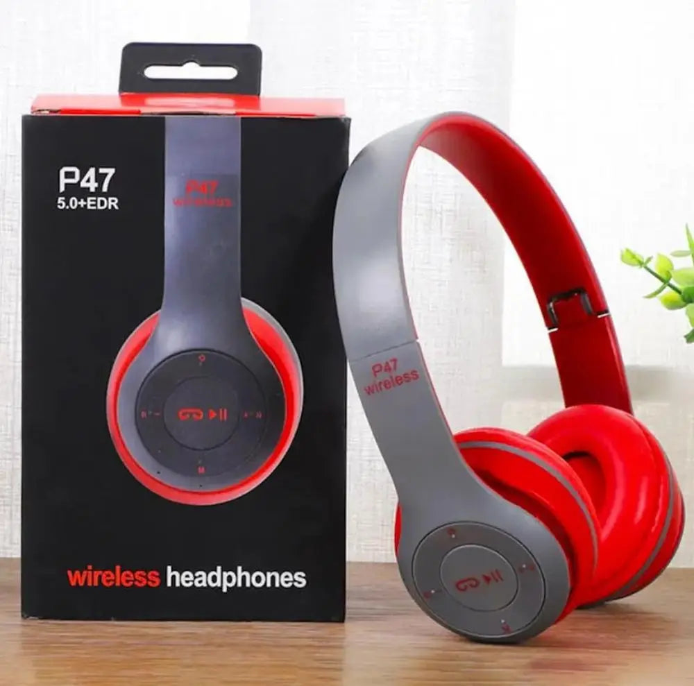 Wireless Stereo Headphones Bluetooth 4.2-5.0 Black White Green Blue Red Gulfluxe