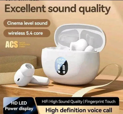 Premium TWS Earbuds ANC 108H Battery Black Yellow Gulfluxe