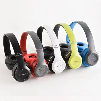 Wireless Stereo Headphones Bluetooth 4.2-5.0 Black White Green Blue Red Gulfluxe