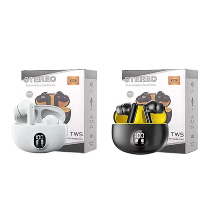 Crystal Clear Wireless Earbuds with Noise Cancellation & 24Hr Case