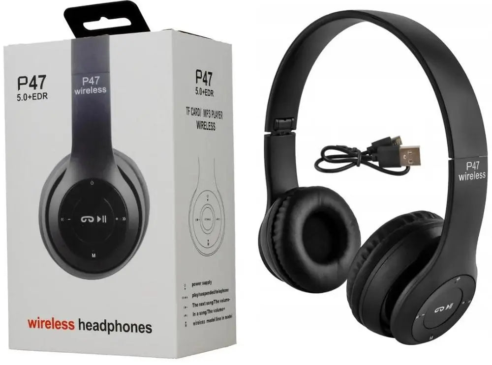 Wireless Stereo Headphones Bluetooth 4.2-5.0 Black White Green Blue Red Gulfluxe